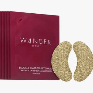 Wander Beauty Baggage Claim Gold Eye Masks